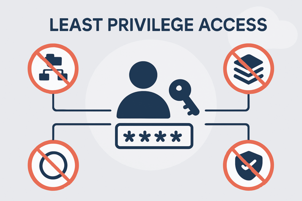 Least privilege access diagram
